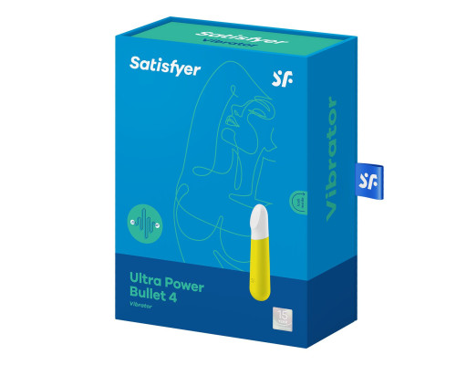 Віброкуля перезаряджувана Satisfyer Ultra Power Bullet 4 Yellow