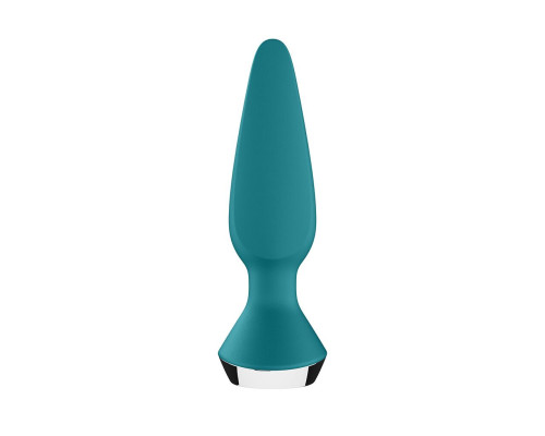 Анальна смарт-вібропробка Satisfyer Plug-ilicious 1 Petrol