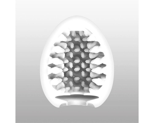 Мастурбатор-яйце Tenga Egg Brush з рельєфом у вигляді великої щетини