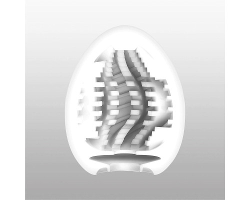 Мастурбатор-яйце Tenga Egg Tornado зі спірально-геометричним рельєфом