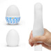 Мастурбатор-яйце Tenga Egg Wind із зиґзаґоподібним рельєфом