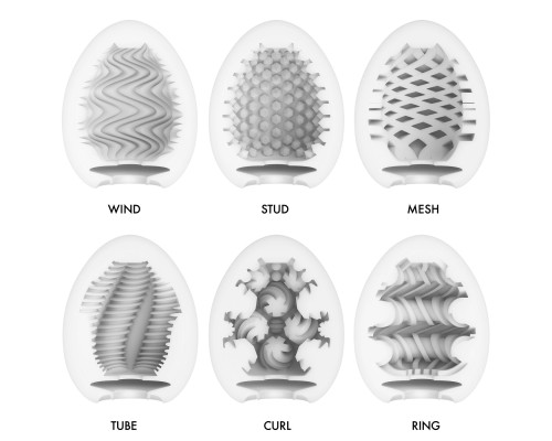 Набір мастурбаторів-яєць Tenga Egg Wonder Pack (6 яєць)
