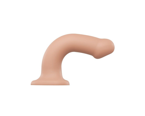 Насадка для страпона Strap-On-Me Dual Density Dildo Flesh L, диаметр 3,7см, двухслойная, гибкая