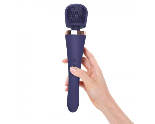 Вібромасажер з силіконовою щіточкою Love to Love Brush Crush – Midnight Indigo