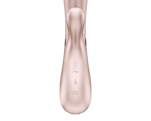 Смарт вібратор-кролик із підігрівом Satisfyer Hot Lover Nude