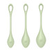 Набір йоні-намистин Satisfyer Yoni Power 2 Light Green, діаметр 2-2,5-3 см, маса 22-44-73 г
