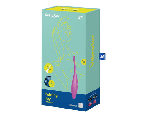 Смарт-вибратор для клитора Satisfyer Twirling Joy Fuchsia