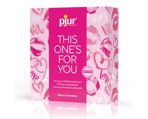 Набір лубриканів pjur Woman Selection - THIS ONE'S FOR YOU, 3 види змазки серії Woman