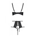 Розпродаж!!! Комплект з екошкіри Passion Tamaris Set black XXL/XXXL, бюстгальтер та трусики