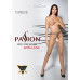 Тілесні колготки з відкритим доступом, контрастна лінія Passion TIOPEN 010 1/2 (20 den), beige