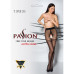 Колготки з відкритим доступом, контрастна подвійна резинка Passion TIOPEN 015 3/4 (20 den), black