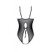 Боді з ажурним декором та відкритим кроком Passion URSULA BODY XXL/XXXL, black
