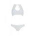 Комплект: бра, трусики з ажурним декором та відкритим кроком URSULA SET L/XL, white