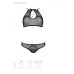 Комплект: бра, трусики з ажурним декором та відкритим кроком URSULA SET L/XL, white