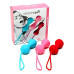 Вагінальні кульки Satisfyer Power Balls (3 пари), діаметр 3,4см, маса 60-76-92г, з кулькою всередині
