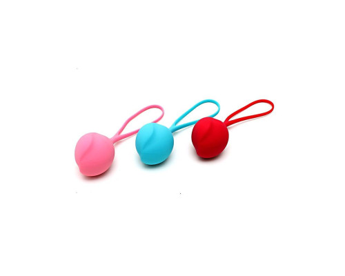 Вагінальні кульки Satisfyer Strengthening Balls (3шт), діаметр 3,8 см, маса 62-82-98г, монолітні