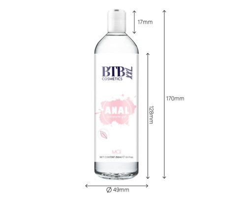Анальная смазка на водной основе BTB Anal Relax (250 мл)