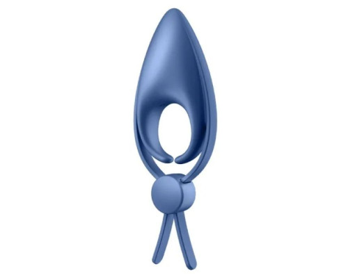 Ерекційне віброкільце-ласо з регулюванням розміру Satisfyer Sniper Blue