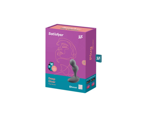 Смарт-масажер простати Satisfyer Deep Diver Grey