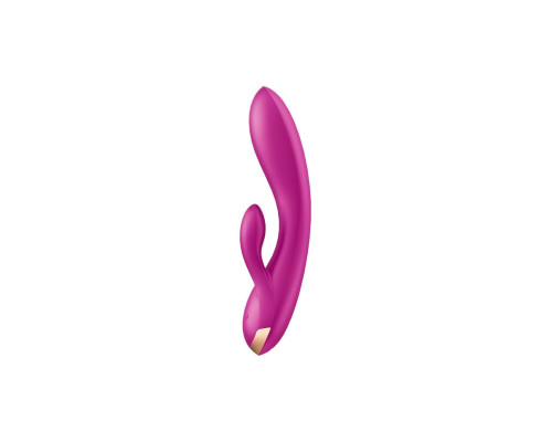Смарт вібратор кролик із подвійним відростком Satisfyer Double Flex Violet