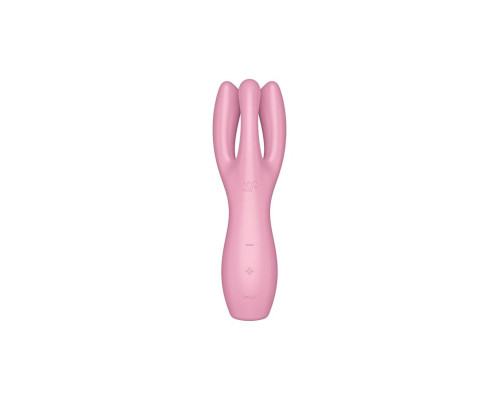 Кліторальний вібратор Satisfyer Threesome 3 Pink з трьома пальчиками