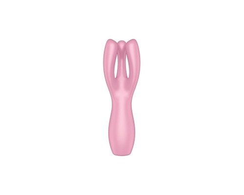 Кліторальний вібратор Satisfyer Threesome 3 Pink з трьома пальчиками