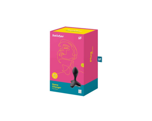 Анальна пробка з вібрацією Satisfyer Game Changer Black