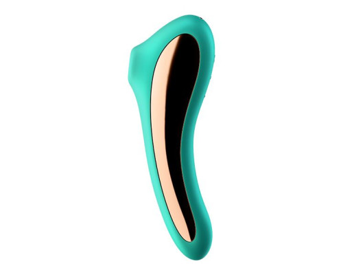 Вакуумный стимулятор с вибрацией Satisfyer Dual Kiss Green