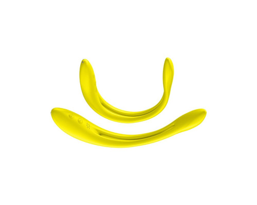 Універсальний гнучкий вібратор для пар Satisfyer Elastic Game Yellow