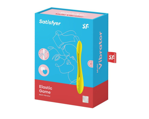 Універсальний гнучкий вібратор для пар Satisfyer Elastic Game Yellow