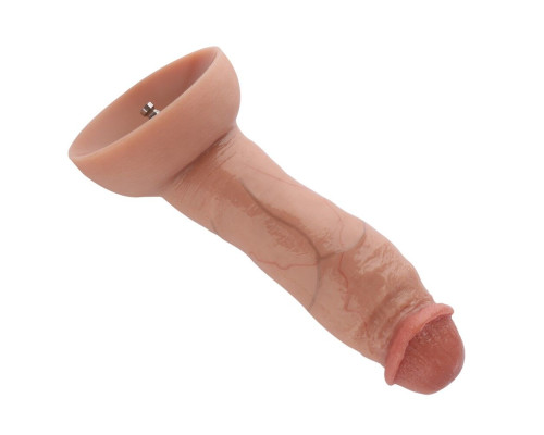 Гіперреалістичний фалоімітатор для секс-машин Hismith Hyper Realistic Silicone Dildo, KlicLok