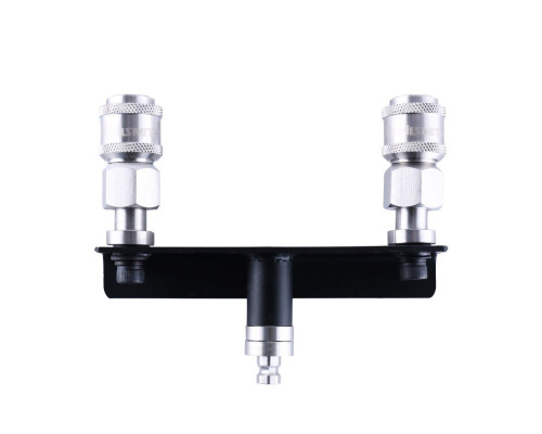 Подвійний конектор для секс-машин Hismith Quick Connector Adapter with Double Head, система KlicLok