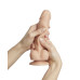 Реалістичний фалоімітатор Strap-On-Me Sliding Skin Realistic Dildo Vanille M, ефект рухливої шкіри
