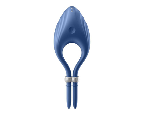 Ерекційне віброкільце-ласо Satisfyer Duelist Blue, 10 режимів, потужний мотор