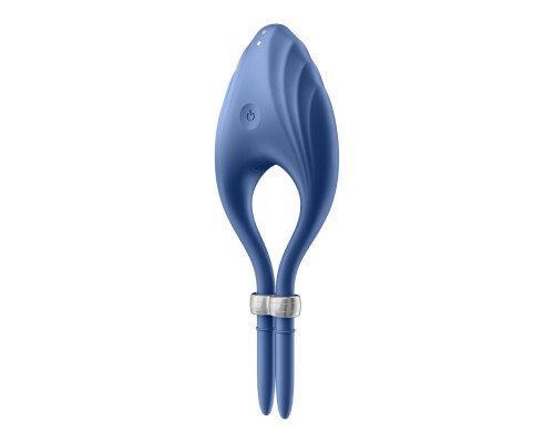 Ерекційне віброкільце-ласо Satisfyer Duelist Blue, 10 режимів, потужний мотор