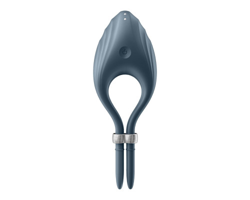 Ерекційне віброкільце-ласо Satisfyer Duelist Dark Blue, 10 режимів, потужний мотор