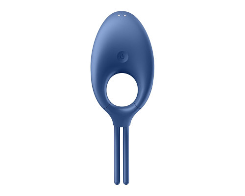 Ерекційне віброкільце-ласо Satisfyer Swordsman Blue, міцна фіксація, 10 режимів, потужний мотор