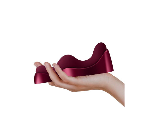 Універсальний sit-on-top вібратор Rocks Off Ruby Glow Blush, пульт ДК