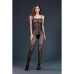 Бодістокінг Moonlight Model 02 XS-L Black, імітація корсета та панчохи на ажурній резинці