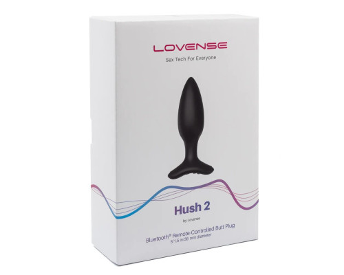 Анальна смарт-вібропробка Lovense Hush 2, розмір S