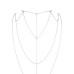Ланцюжок для спини Bijoux Indiscrets Magnifique Back and Cleavage Chain - Silver, прикраса для тіла