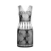 Бодістокінг мінісукня з метеликами Passion BS090 One Size black