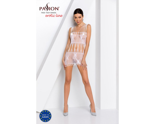 Бодістокінг мінісукня з метеликами Passion BS090 One Size white