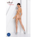 Бодістокінг у дуже велику сітку Passion BS091 white, з доступом