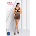 Бодістокінг-сукня з відкритими грудями Passion BS092 black