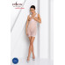 Бодістокінг-сукня з відкритими грудями Passion BS092 white