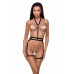 Портупея-стрепи з подвійним ремінцем Passion Exclusive DENIRA XXL/XXXL, black