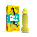 Мило у формі пеніса Pure Bliss MINI Yellow, крафтове мило-член, натуральне