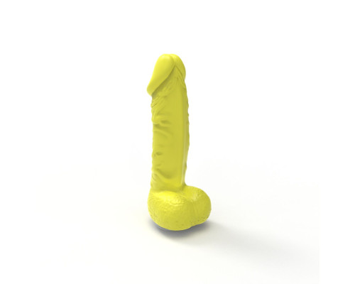 Мило у формі пеніса Pure Bliss MINI Yellow, крафтове мило-член, натуральне
