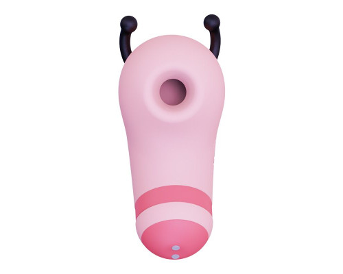 Вакуумний стимулятор із мікрострумами KISSTOY Beebe Pink, на палець
